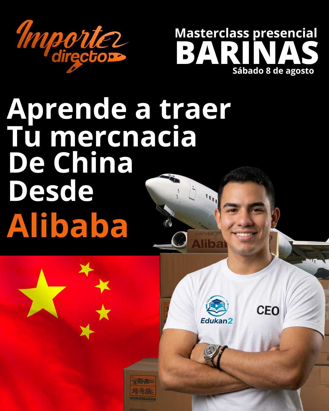 Flyer Masterclass Presencial Barinas